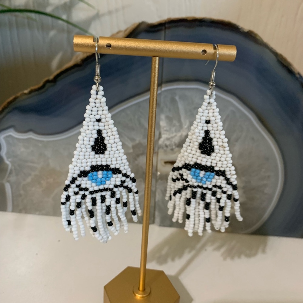 Hand made Native American Beaded Earrings